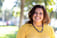 Hispanic woman smiling 
