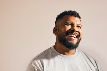 middle age man smiling 